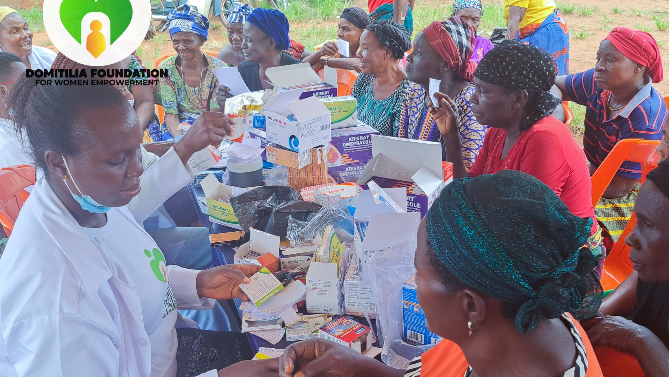 Outreach at Amufie Community of Igbo Eze North LGA.